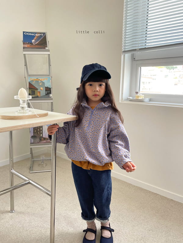 LITTLE COLLI - Korean Children Fashion - #Kfashion4kids - Straight Span Denim Pants - 7