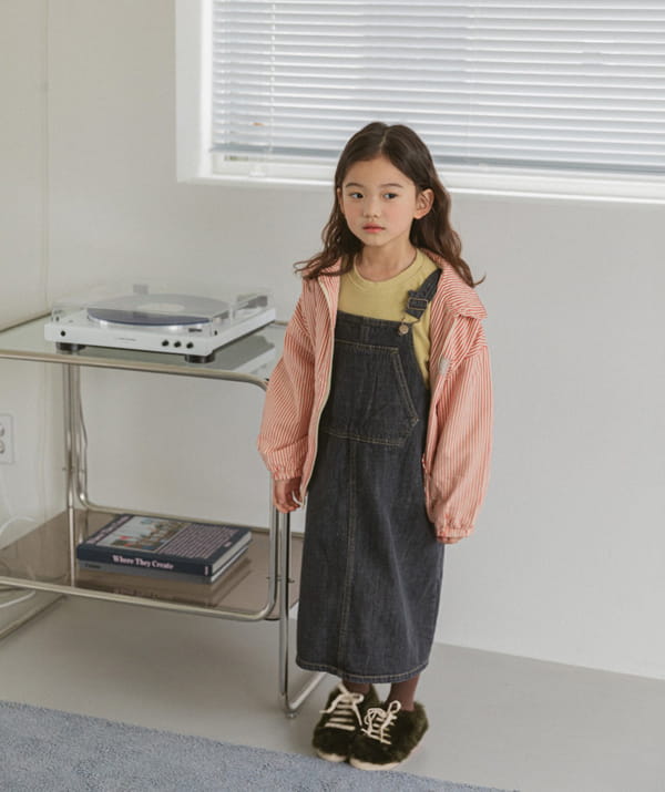 LITTLE COLLI - Korean Children Fashion - #Kfashion4kids - Suspender One-piece - 7