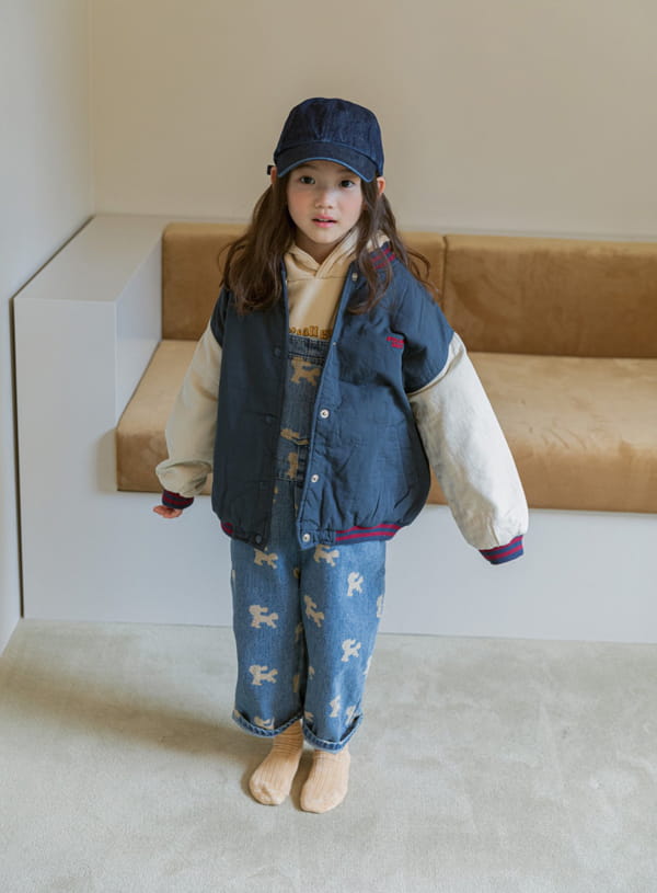 LITTLE COLLI - Korean Children Fashion - #Kfashion4kids - Puppy Suspender Pants - 11