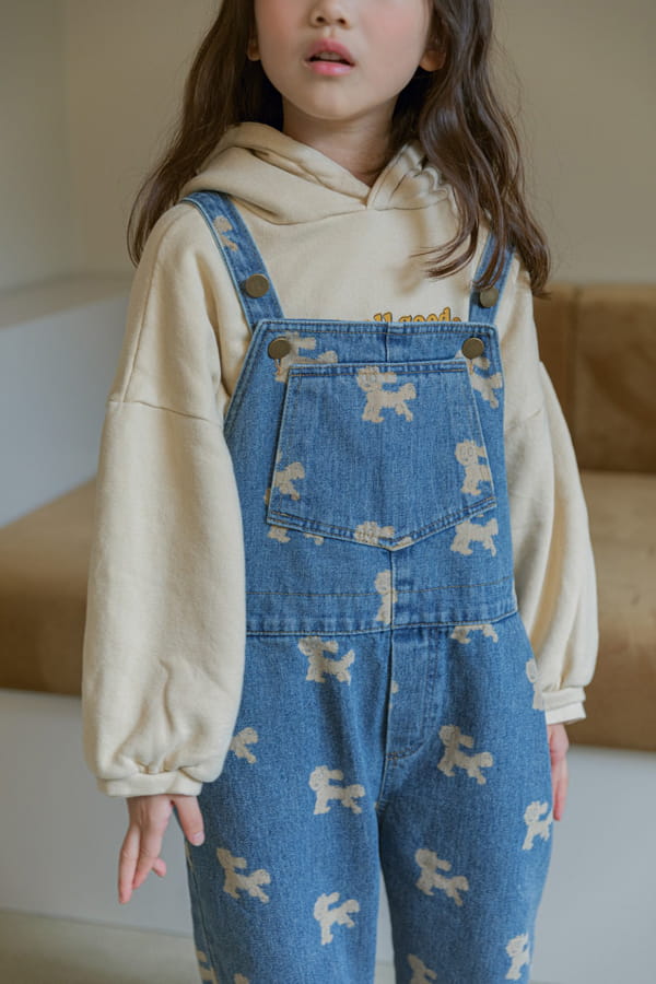 LITTLE COLLI - Korean Children Fashion - #Kfashion4kids - Puppy Suspender Pants - 12