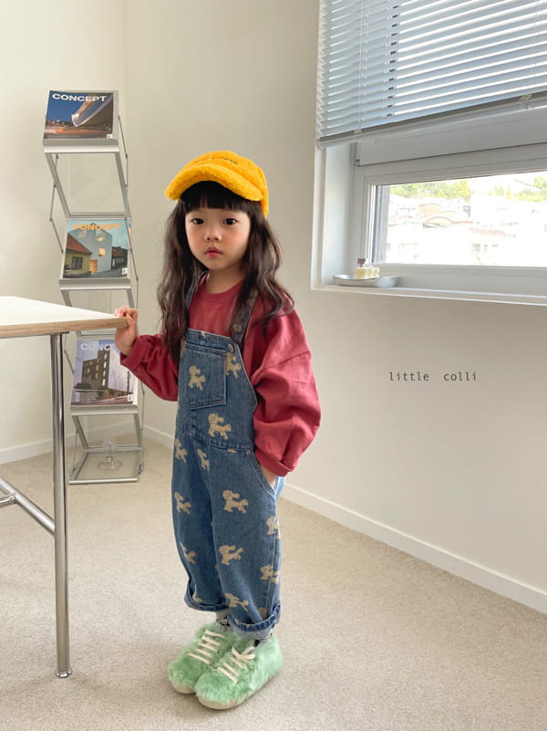 LITTLE COLLI - Korean Children Fashion - #Kfashion4kids - Puppy Suspender Pants - 3