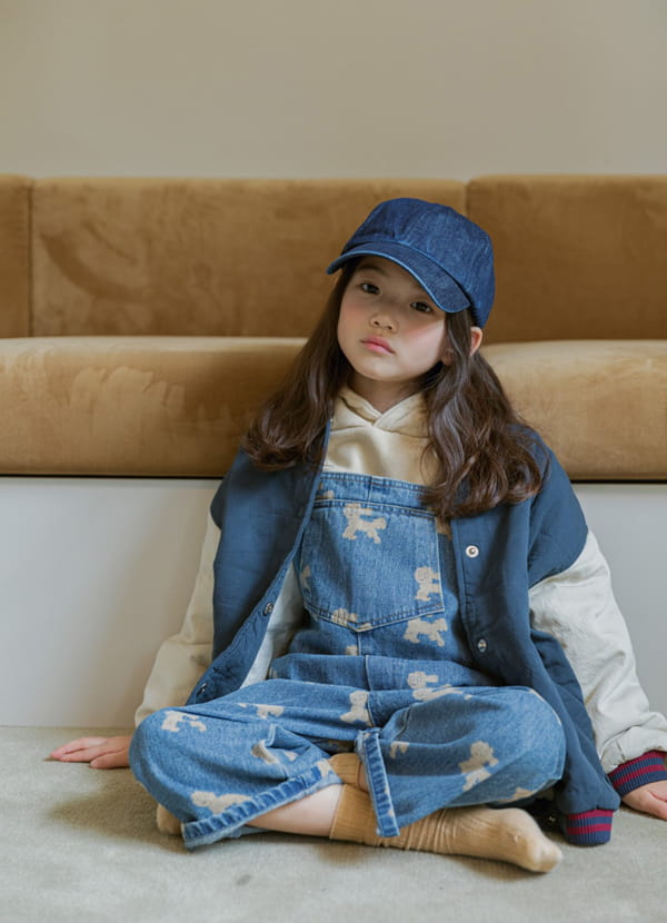 LITTLE COLLI - Korean Children Fashion - #Kfashion4kids - Puppy Suspender Pants - 8
