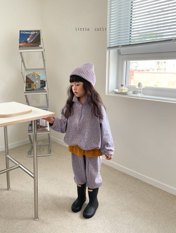 LITTLE COLLI - Korean Children Fashion - #Kfashion4kids - Fall Flower Top Bottom Set - 7
