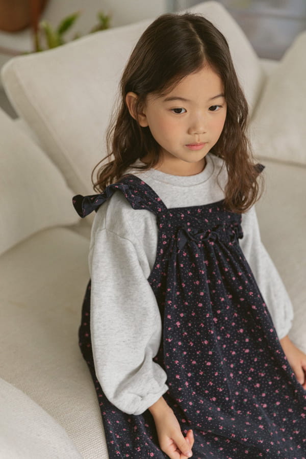 LITTLE COLLI - Korean Children Fashion - #Kfashion4kids - Angel Flower One-piece - 6