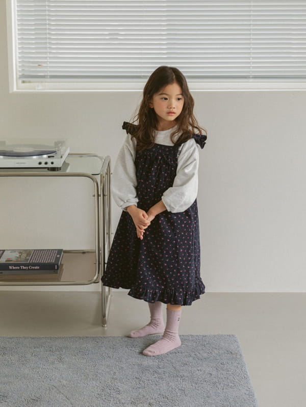 LITTLE COLLI - Korean Children Fashion - #Kfashion4kids - Angel Flower One-piece - 8