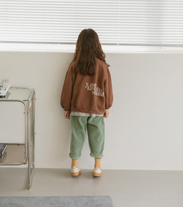 LITTLE COLLI - Korean Children Fashion - #Kfashion4kids - Sound Sweatshirt - 8