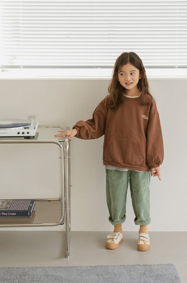 LITTLE COLLI - Korean Children Fashion - #Kfashion4kids - Sound Sweatshirt - 9