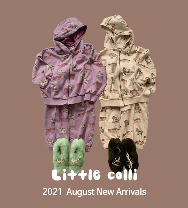 LITTLE COLLI - Korean Children Fashion - #Kfashion4kids - Puppy Hood Zip-up Jacket - 2