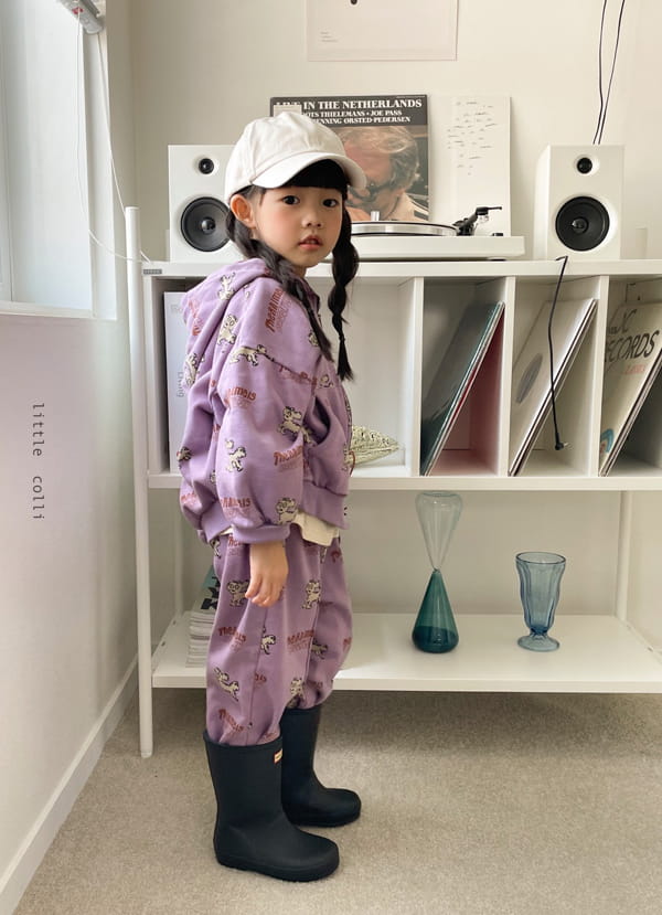 LITTLE COLLI - Korean Children Fashion - #Kfashion4kids - Puppy Hood Zip-up Jacket - 6