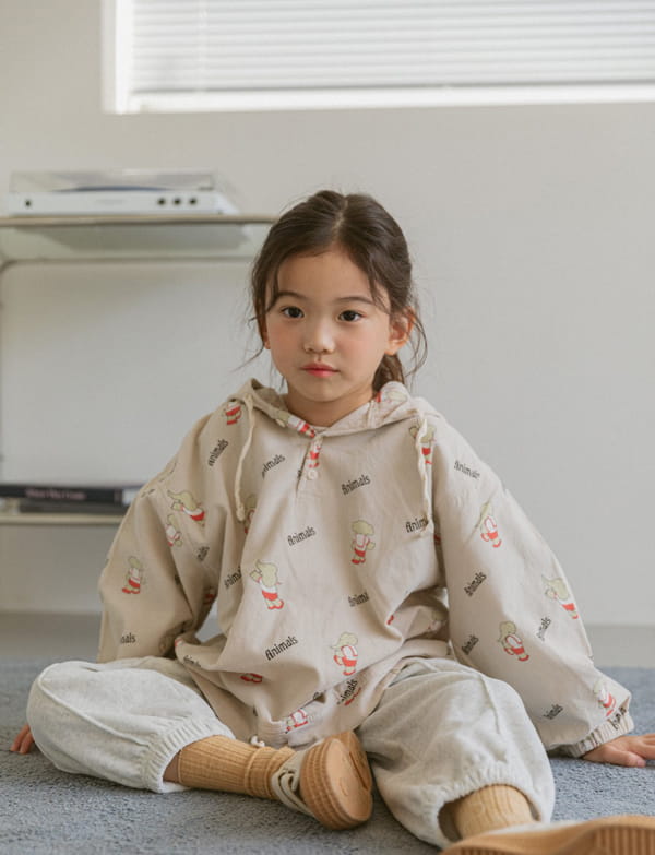 LITTLE COLLI - Korean Children Fashion - #Kfashion4kids - Animal Anorak - 3