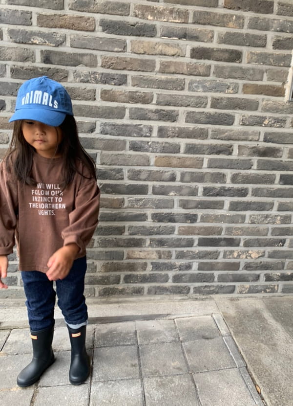 LITTLE COLLI - Korean Children Fashion - #Kfashion4kids - Fall Peach Tee - 12