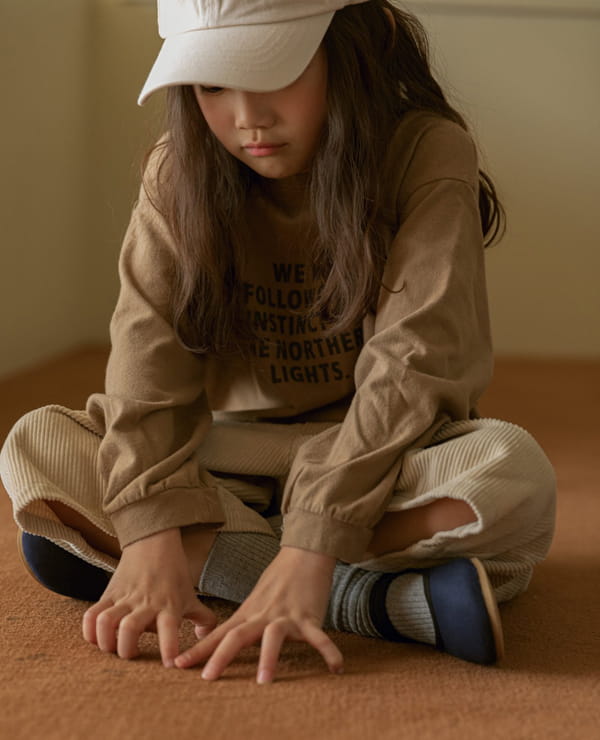 LITTLE COLLI - Korean Children Fashion - #Kfashion4kids - Fall Peach Tee - 5