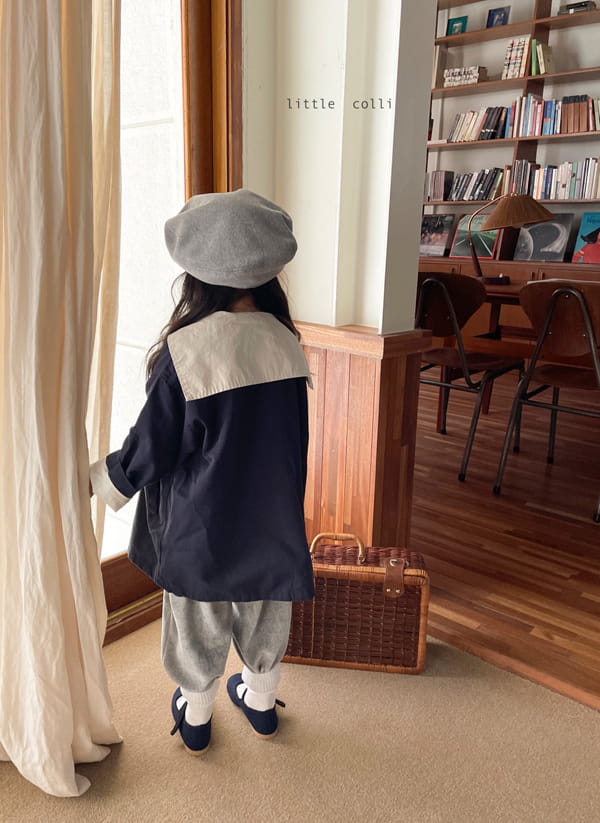 LITTLE COLLI - Korean Children Fashion - #Kfashion4kids - Sailor Trench Coat - 3