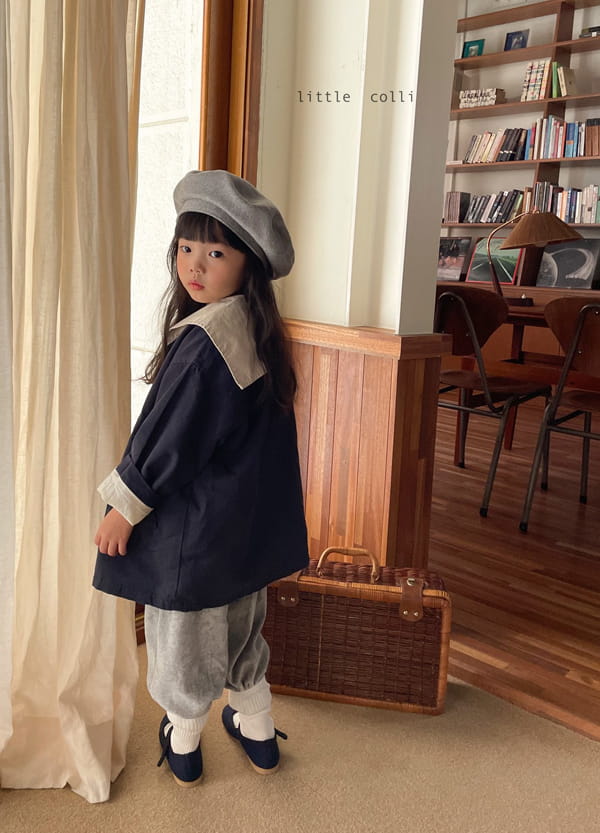LITTLE COLLI - Korean Children Fashion - #Kfashion4kids - Sailor Trench Coat - 4