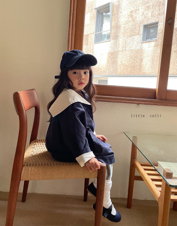 LITTLE COLLI - Korean Children Fashion - #Kfashion4kids - Sailor Trench Coat - 5
