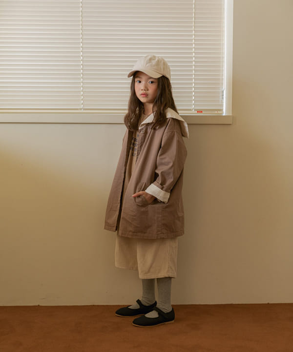 LITTLE COLLI - Korean Children Fashion - #Kfashion4kids - Sailor Trench Coat - 8
