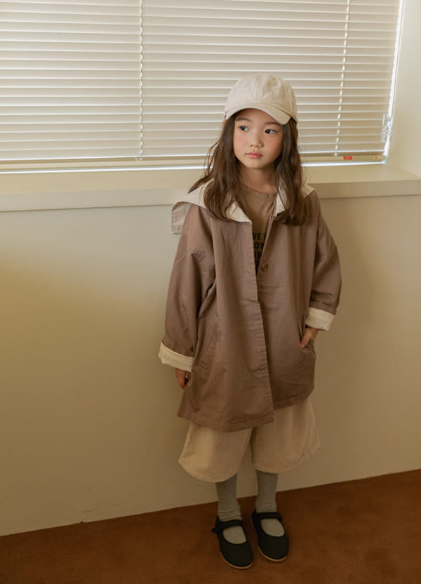 LITTLE COLLI - Korean Children Fashion - #Kfashion4kids - Sailor Trench Coat - 9