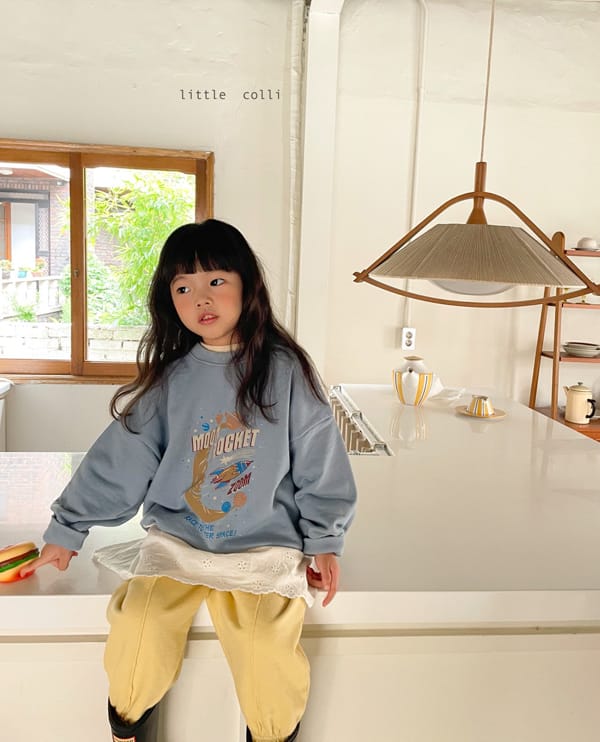 LITTLE COLLI - Korean Children Fashion - #Kfashion4kids - Rocket Sweatshirt - 2