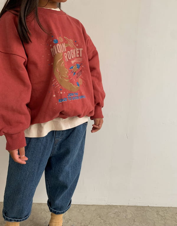 LITTLE COLLI - Korean Children Fashion - #Kfashion4kids - Rocket Sweatshirt - 4