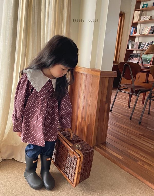 LITTLE COLLI - Korean Children Fashion - #Kfashion4kids - Emotion Blouse - 2