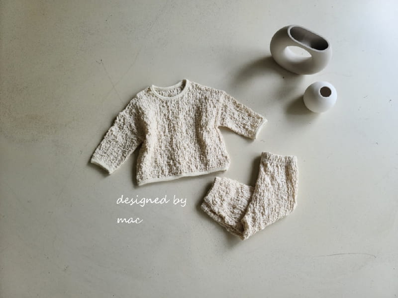 MAC - Korean Children Fashion - #Kfashion4kids - Jjuguri Top Bottom Set - 11