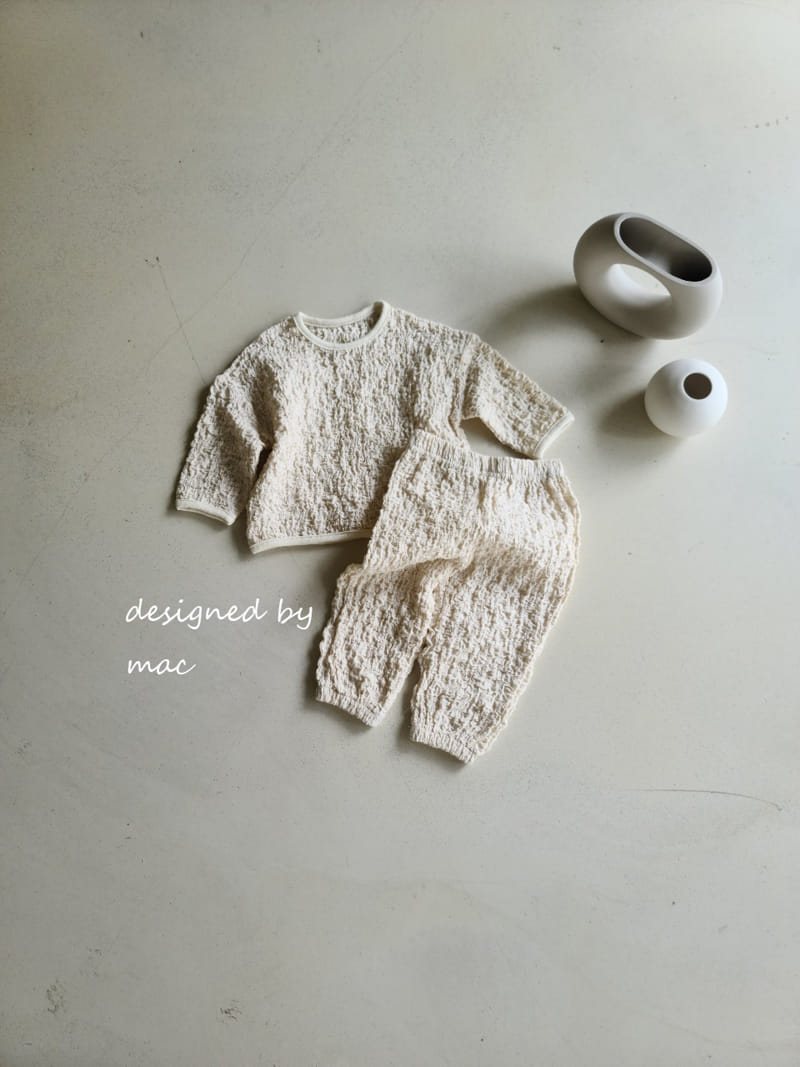 MAC - Korean Children Fashion - #Kfashion4kids - Jjuguri Top Bottom Set - 2