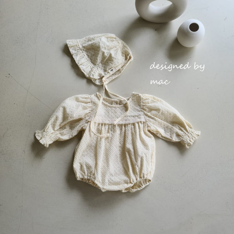 MAC - Korean Children Fashion - #Kfashion4kids - Embroidery Angel Bodysuit - 4