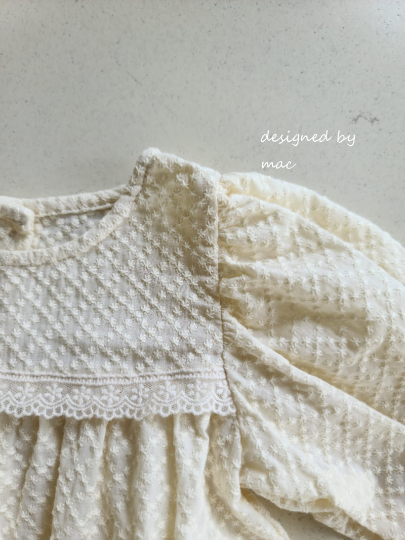 MAC - Korean Children Fashion - #Kfashion4kids - Embroidery Angel Bodysuit - 5