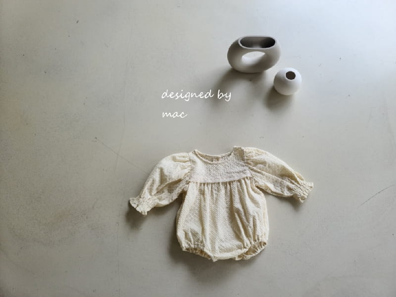 MAC - Korean Children Fashion - #Kfashion4kids - Embroidery Angel Bodysuit - 9