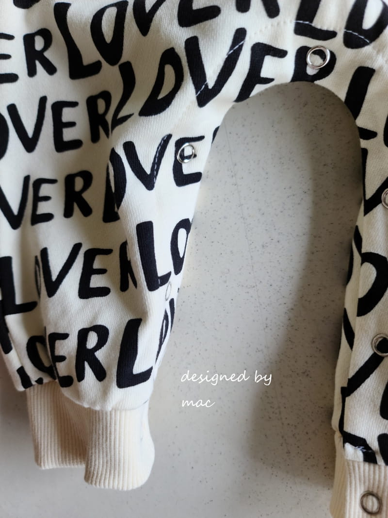 MAC - Korean Children Fashion - #Kfashion4kids - Tery Dungarees Bodysuit - 8