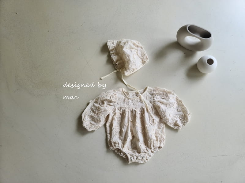 MAC - Korean Children Fashion - #Kfashion4kids - Solid Flower Bodysuit - 11