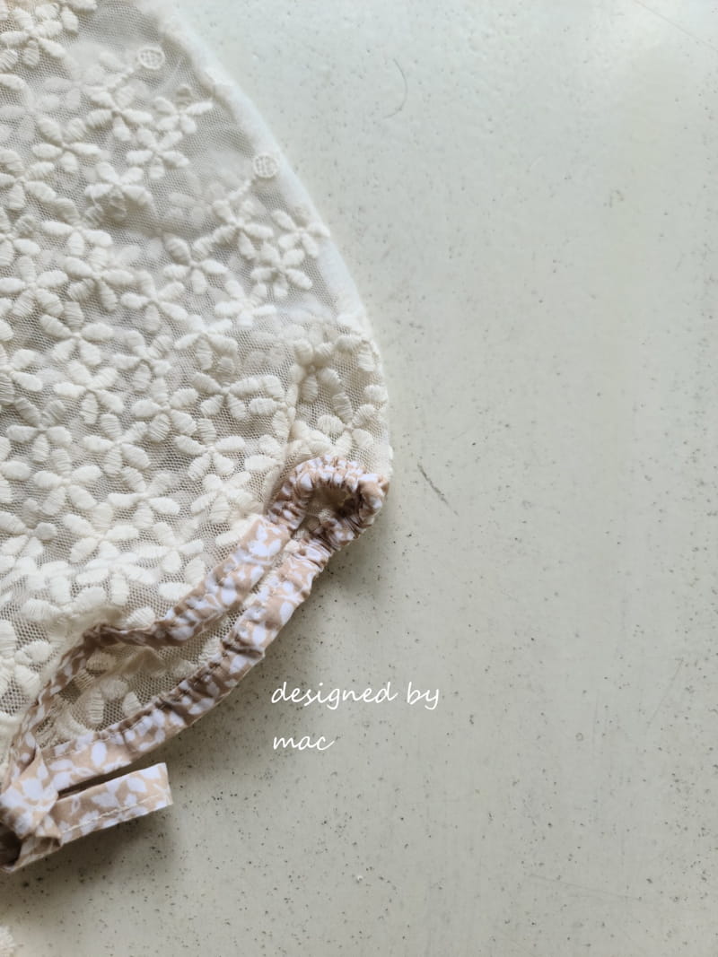 MAC - Korean Children Fashion - #Kfashion4kids - Lace Wing Bodysuit with Bonnet - 10
