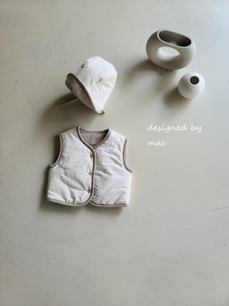 MAC - Korean Children Fashion - #Kfashion4kids - Reversible Vest with Bonnet - 7