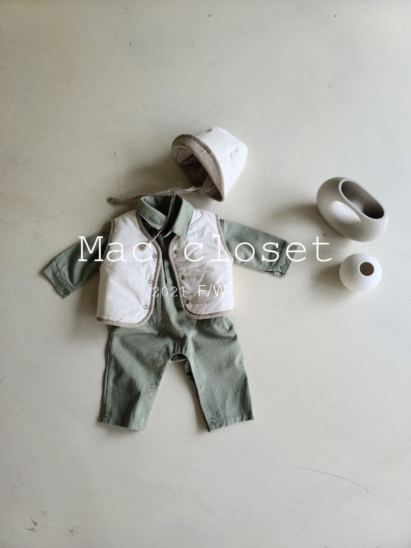 MAC - Korean Children Fashion - #Kfashion4kids - Collar Jumpsuit - 3