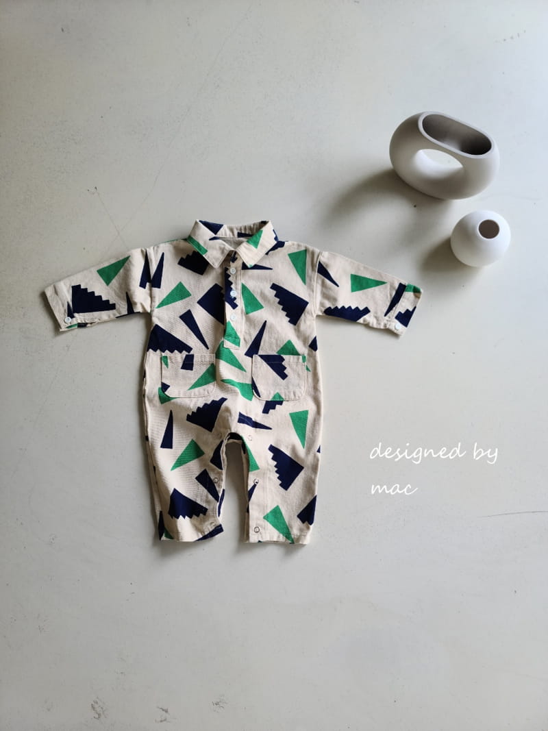 MAC - Korean Children Fashion - #Kfashion4kids - Collar Jumpsuit - 5