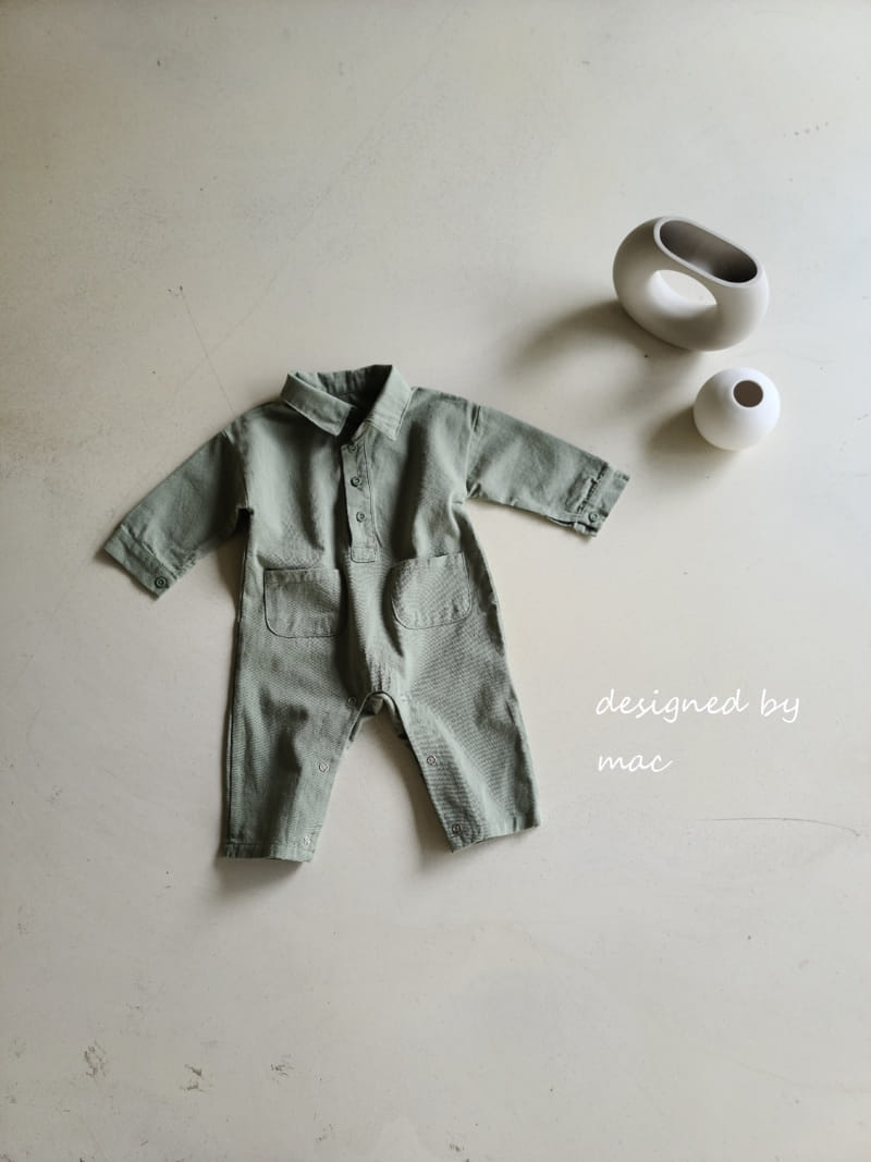 MAC - Korean Children Fashion - #Kfashion4kids - Collar Jumpsuit - 6