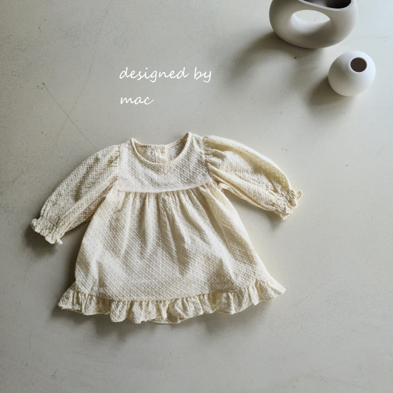 MAC - Korean Children Fashion - #Kfashion4kids - Embroidery Angel One-piece - 3