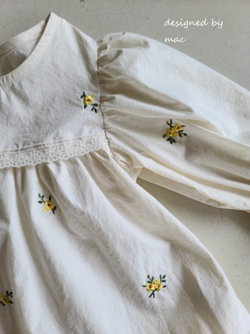 MAC - Korean Children Fashion - #Kfashion4kids - Embroidery Angel One-piece - 5