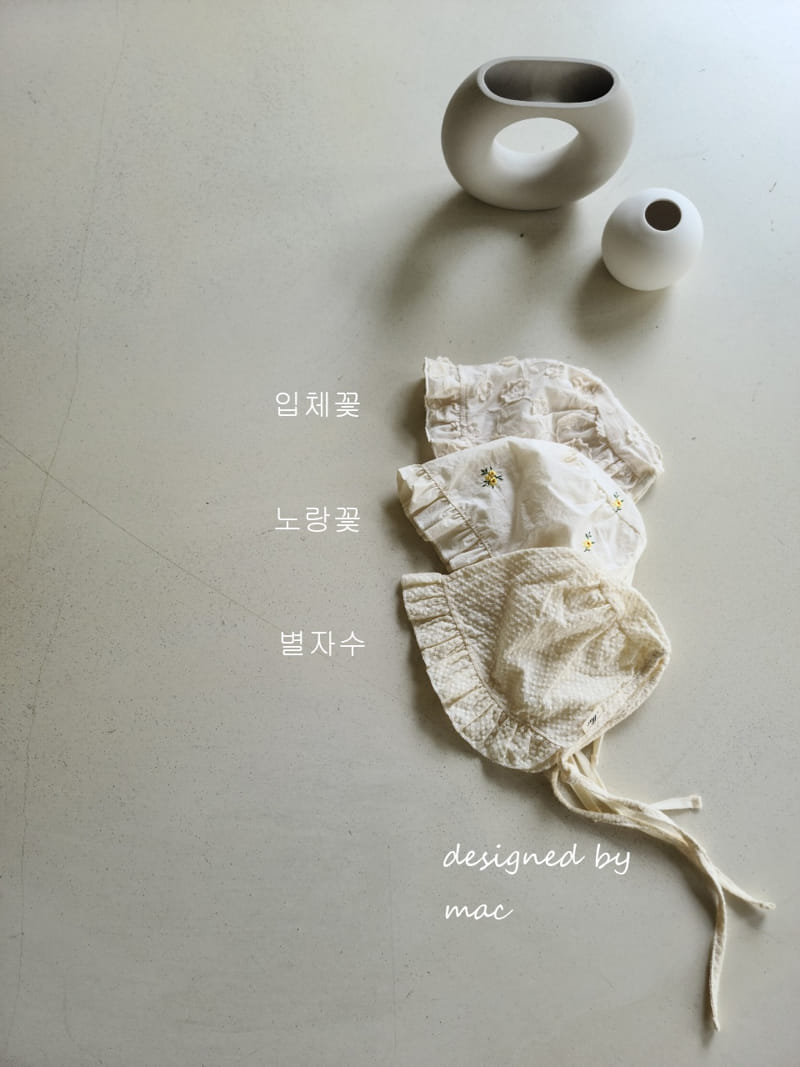 MAC - Korean Children Fashion - #Kfashion4kids - Embroidery Bonnet - 8