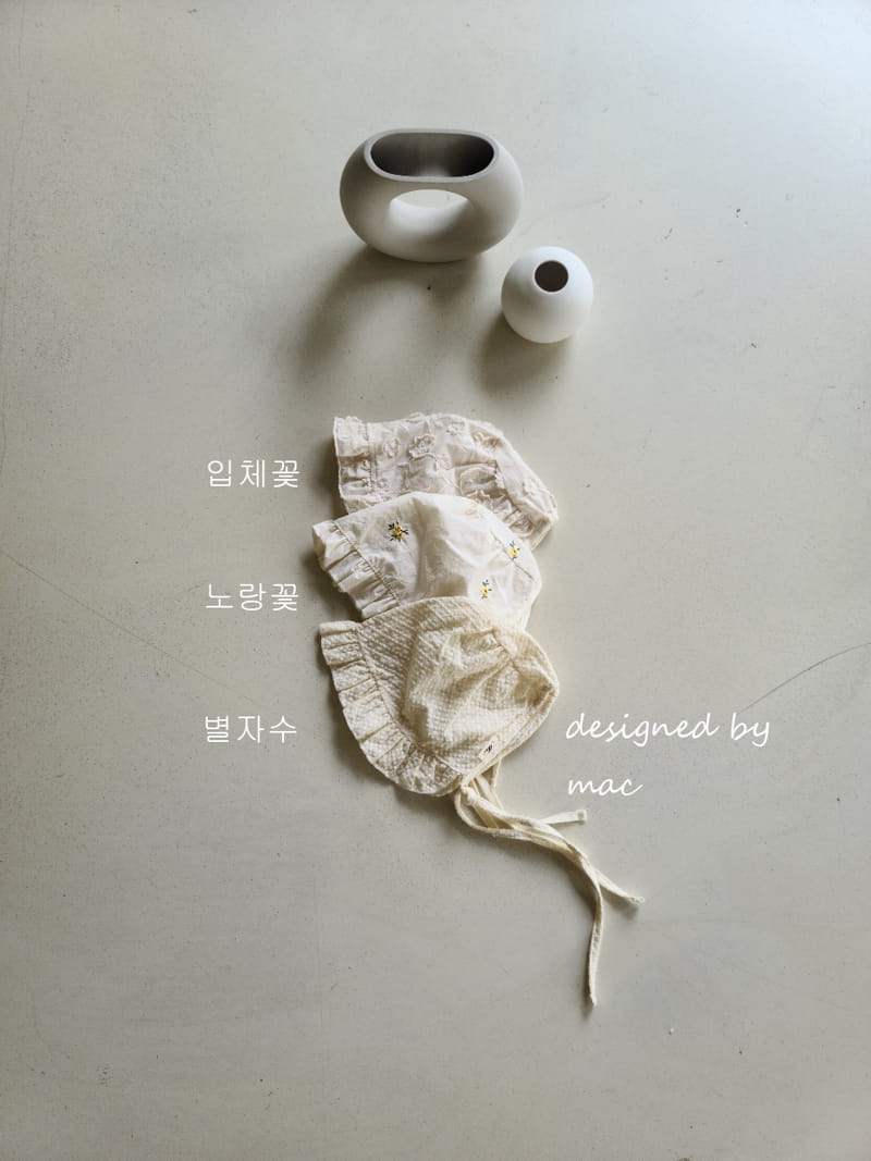 MAC - Korean Children Fashion - #Kfashion4kids - Embroidery Bonnet - 9