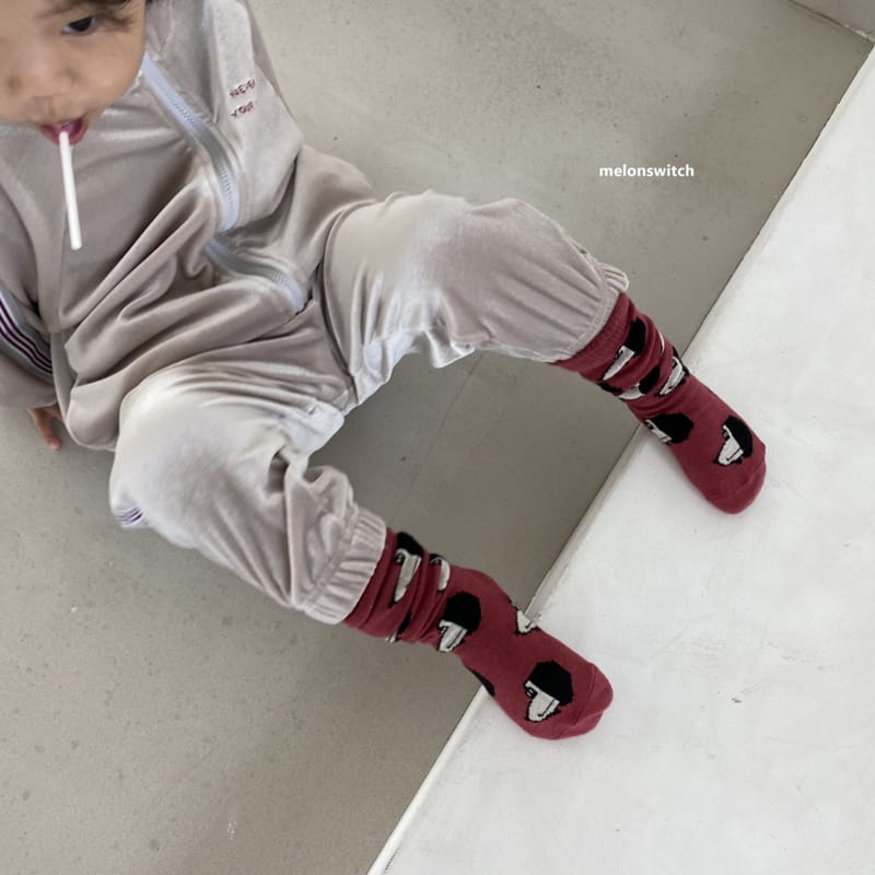 MELON SWITCH - Korean Children Fashion - #Kfashion4kids - Velvet Jogger Pants - 3