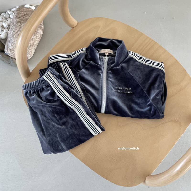 MELON SWITCH - Korean Children Fashion - #Kfashion4kids - Velvet Zip-up Top - 6