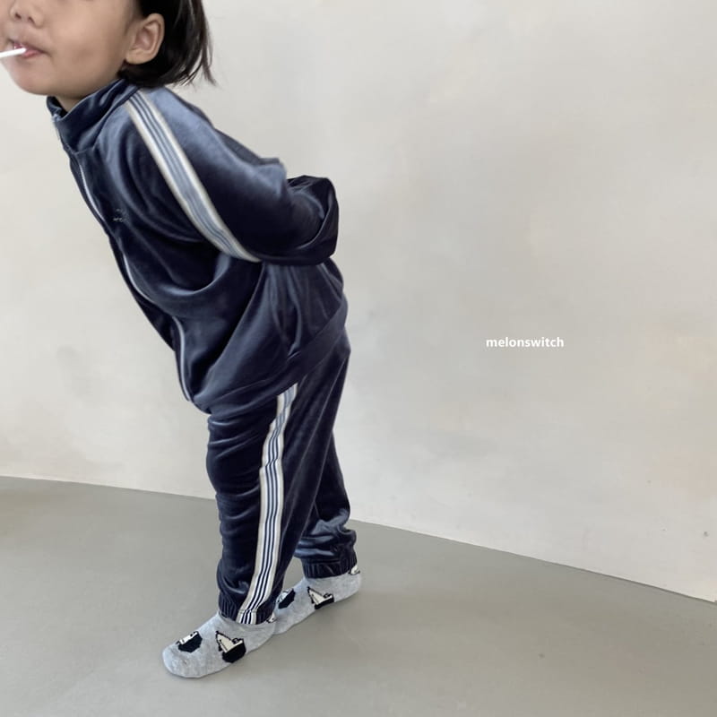 MELON SWITCH - Korean Children Fashion - #Kfashion4kids - Velvet Zip-up Top - 8