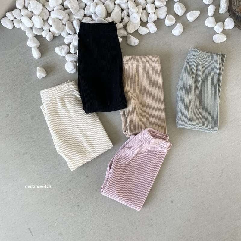 MELON SWITCH - Korean Children Fashion - #Kfashion4kids - Rib Pants
