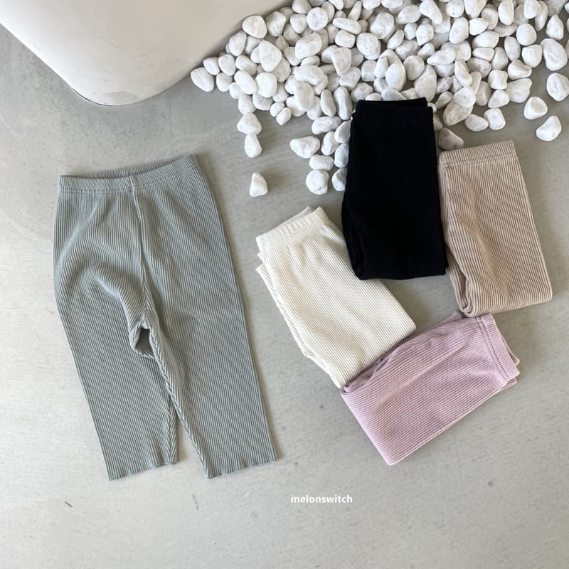 MELON SWITCH - Korean Children Fashion - #Kfashion4kids - Rib Pants - 2