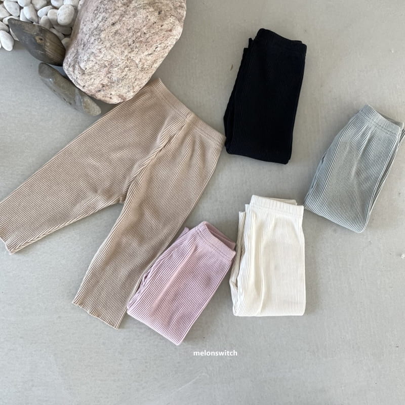 MELON SWITCH - Korean Children Fashion - #Kfashion4kids - Rib Pants - 3