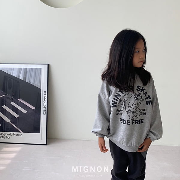 MIGNON - Korean Children Fashion - #Kfashion4kids - Free Bear Sweatshirt - 6
