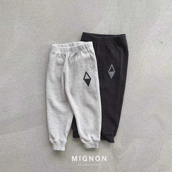 MIGNON - Korean Children Fashion - #Kfashion4kids - Waffle Training Pants - 10