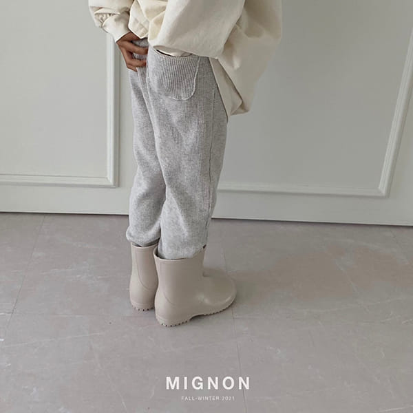 MIGNON - Korean Children Fashion - #Kfashion4kids - Waffle Training Pants - 3