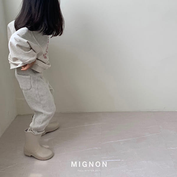 MIGNON - Korean Children Fashion - #Kfashion4kids - Waffle Training Pants - 4